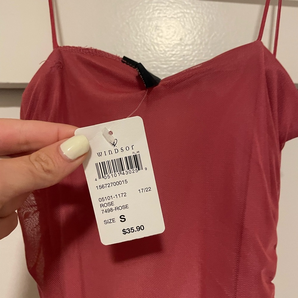 Pink Ruched Midi Dress
